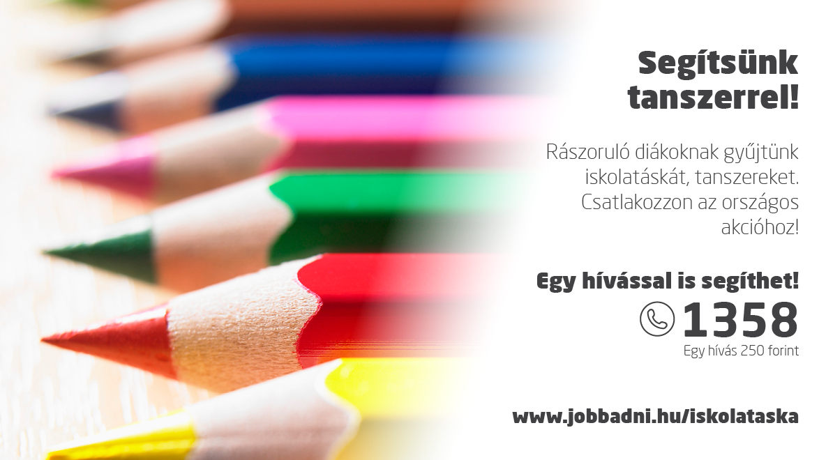 Elindult a tanszergyűjtés!
