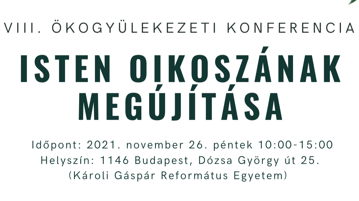 VIII. Ökogyülekezeti konferencia és találkozó