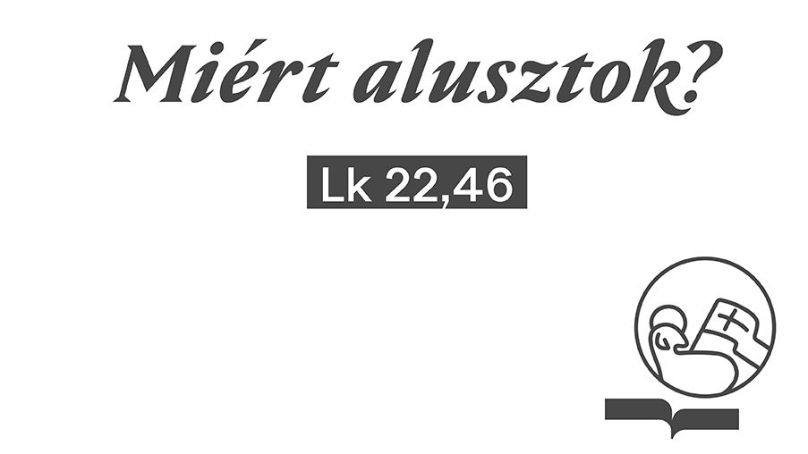 Miért alusztok? - Böjti sorozat