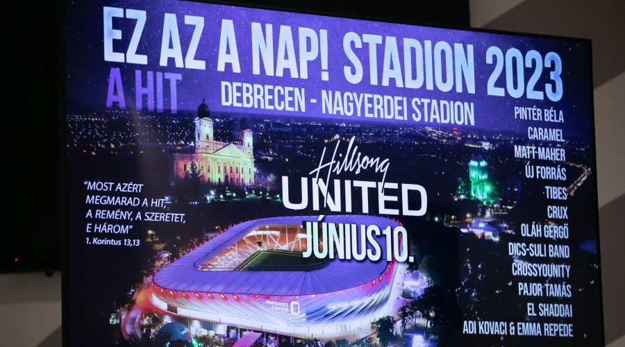Ez az a nap: keresztyén könnyűzenei találkozónak ad otthont a Nagyerdei Stadion!