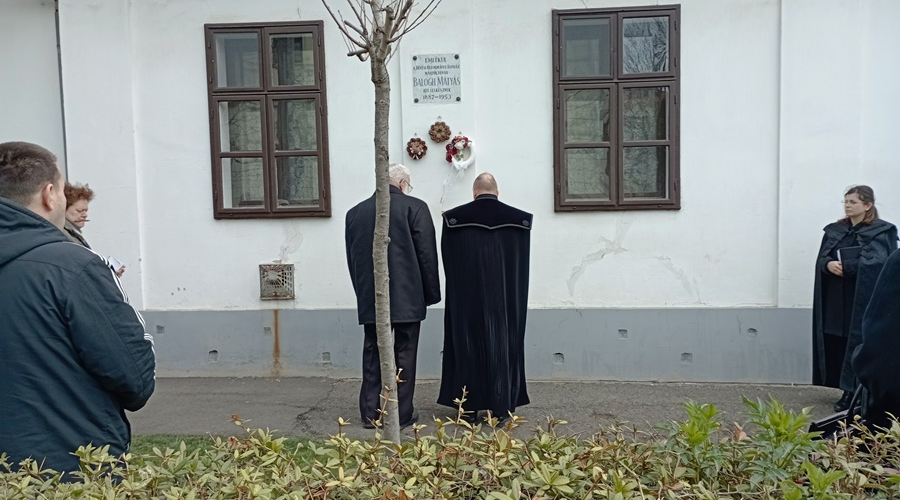 Balogh Mátyás mártír lelkipásztorra emlékeztek