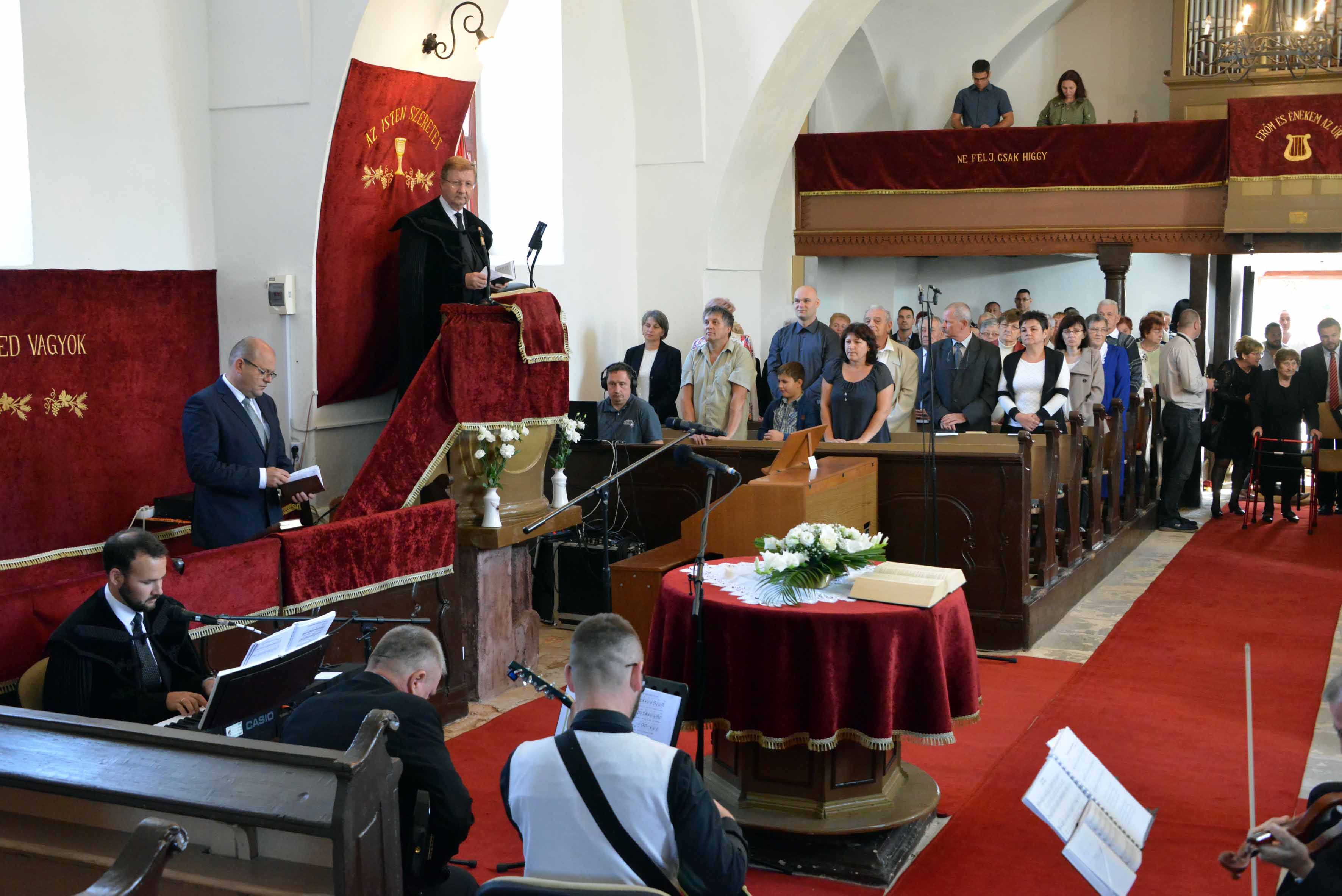 Hálaadó istentisztelet a tiszanagyfalui református templomban