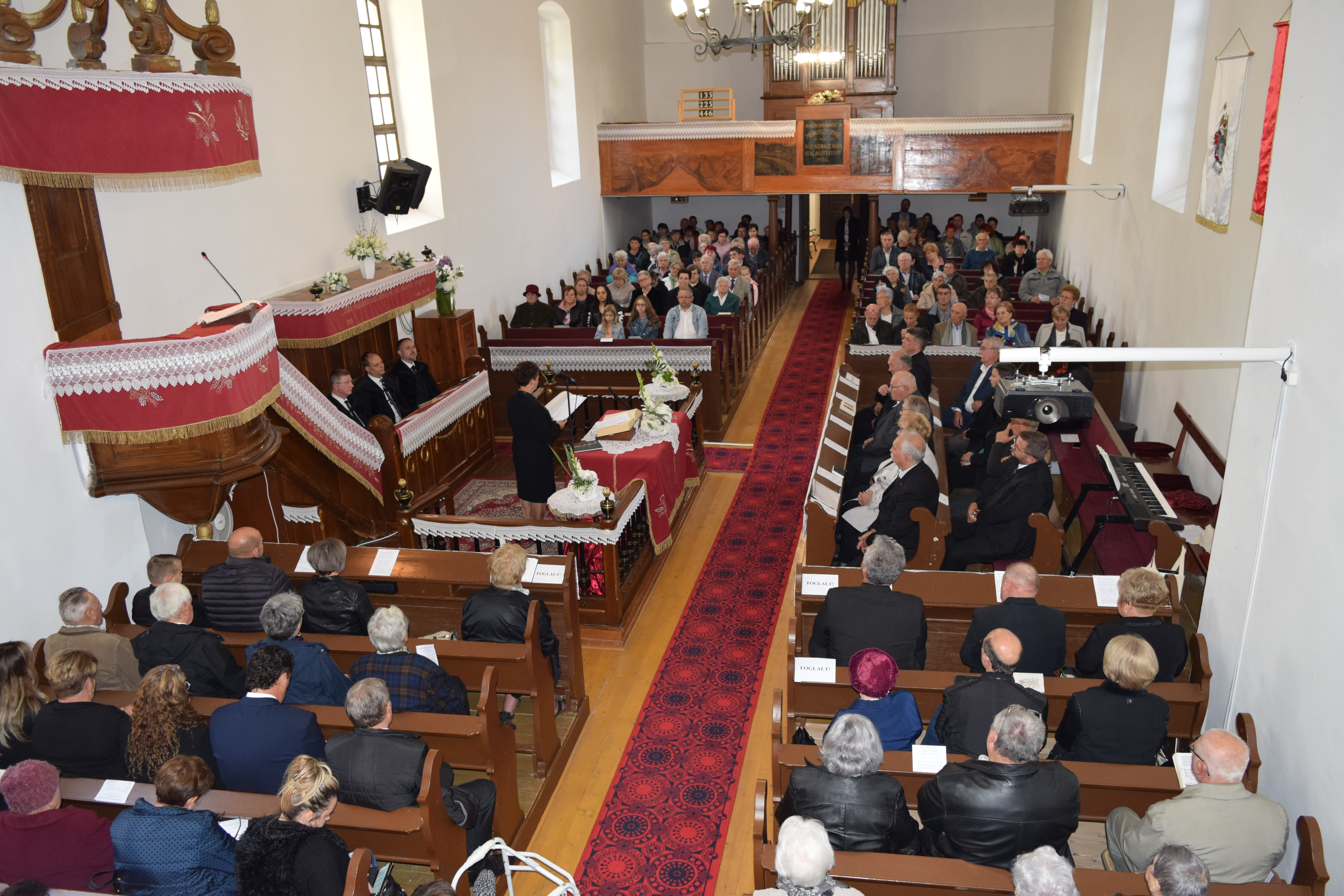 Hálaadó istentisztelet az álmosdi református templomban