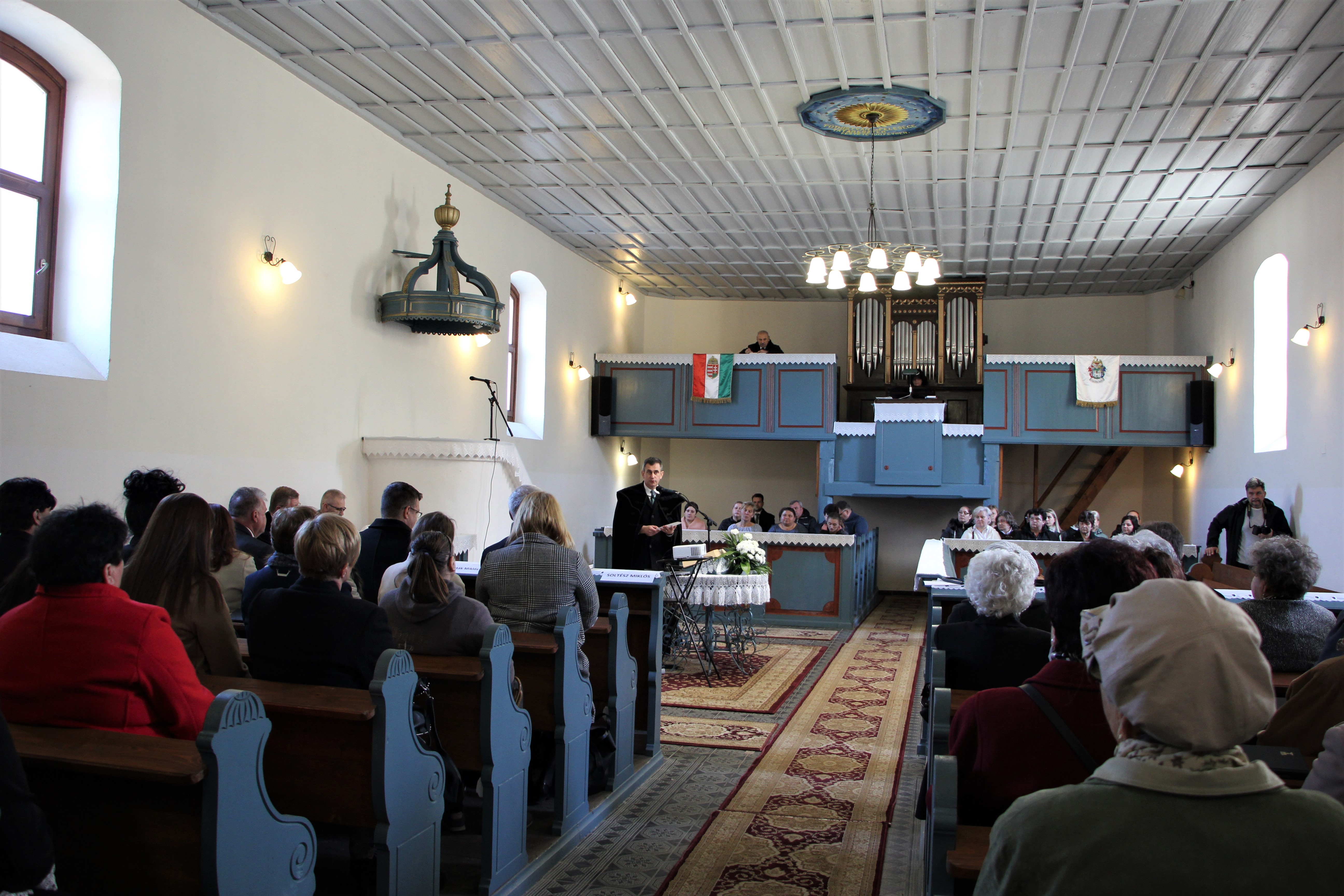 Hálaadó istentisztelet a kéki református templomban
