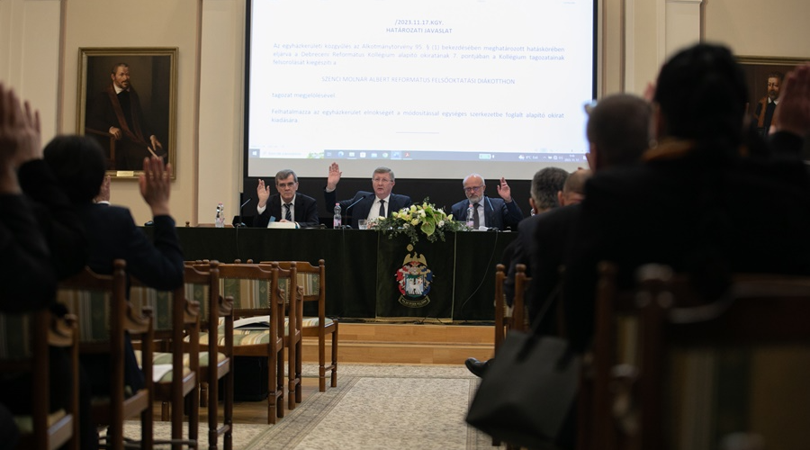 Éves ülésének második napján hozott döntéseket az egyházkerület közgyűlése