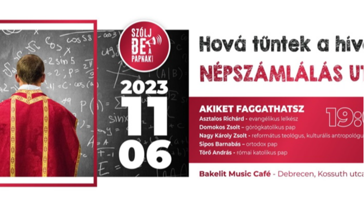 A népszámlálási adatokról beszélgetnek a Szólj be a papnak következő alkalmán