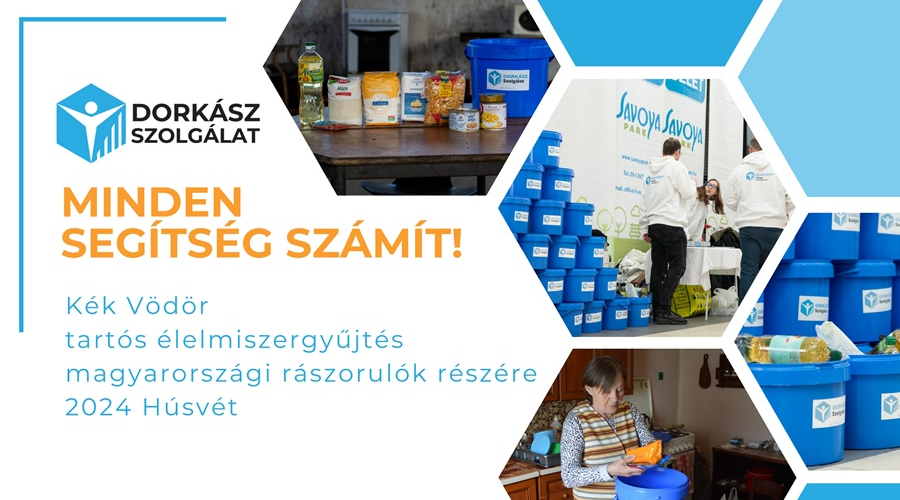Húsvétig adományokat gyűjt a Dorkász Szolgálat Alapítvány